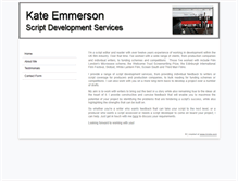 Tablet Screenshot of kate-emmerson.co.uk
